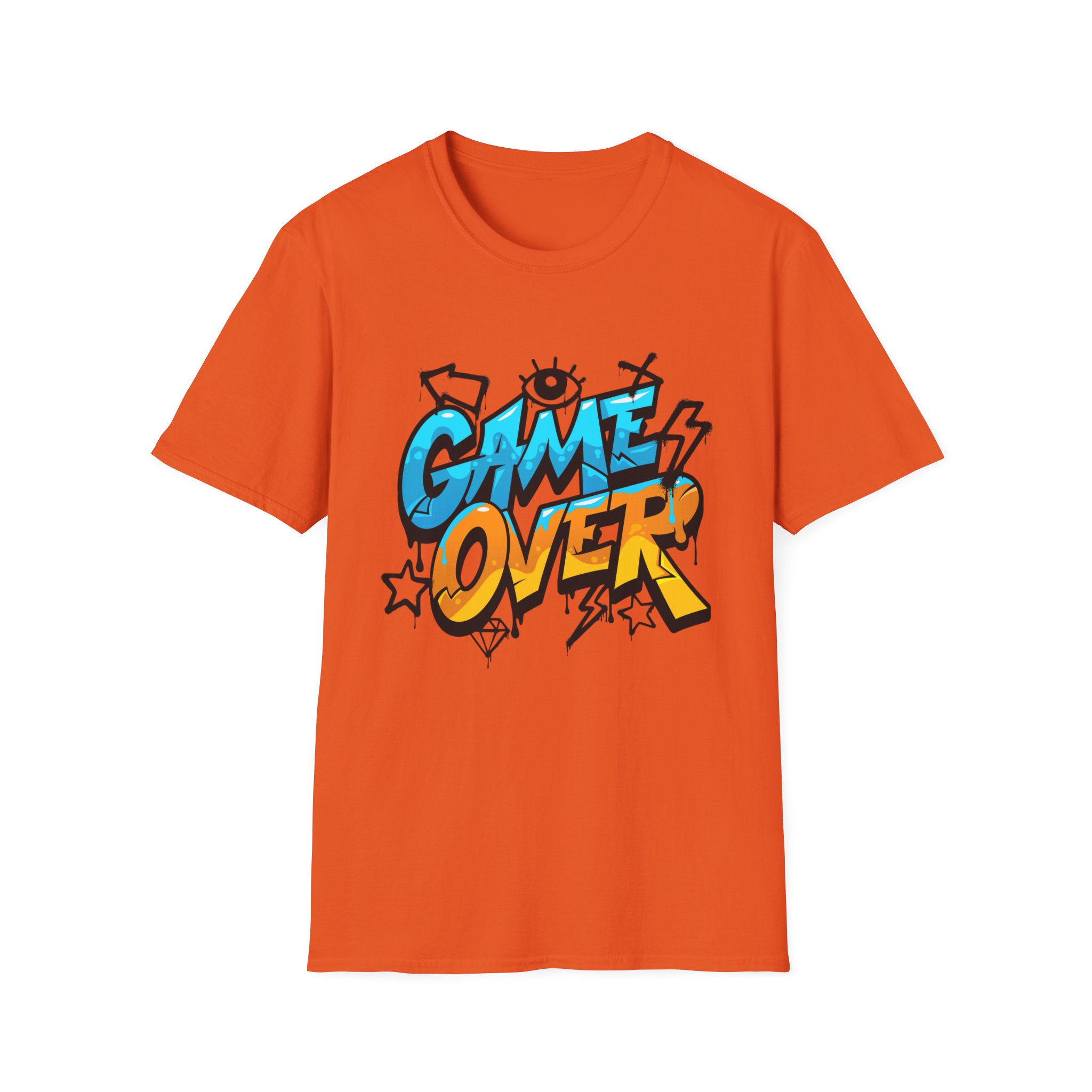 Game Over BW - Tee - Image 3