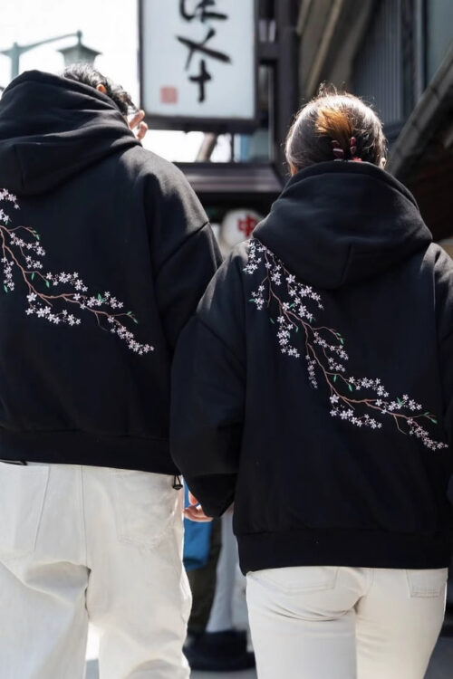 BAZA Sakura Blossom Streetwear Hoodie